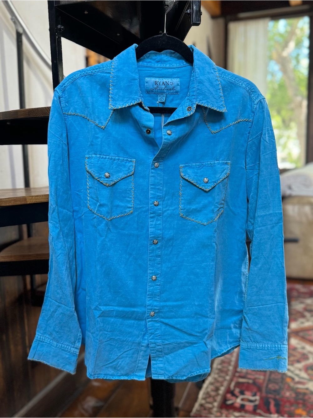 Ryan Michael pearl snap western shirt